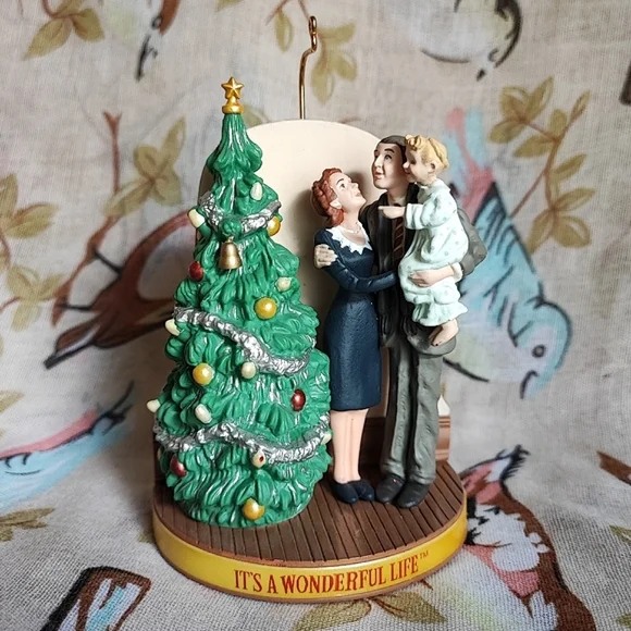 Hallmark Vintage 1946-1996 It's A Wonderful Life Christmas Movie Ornament NIB - Picture 6 of 11